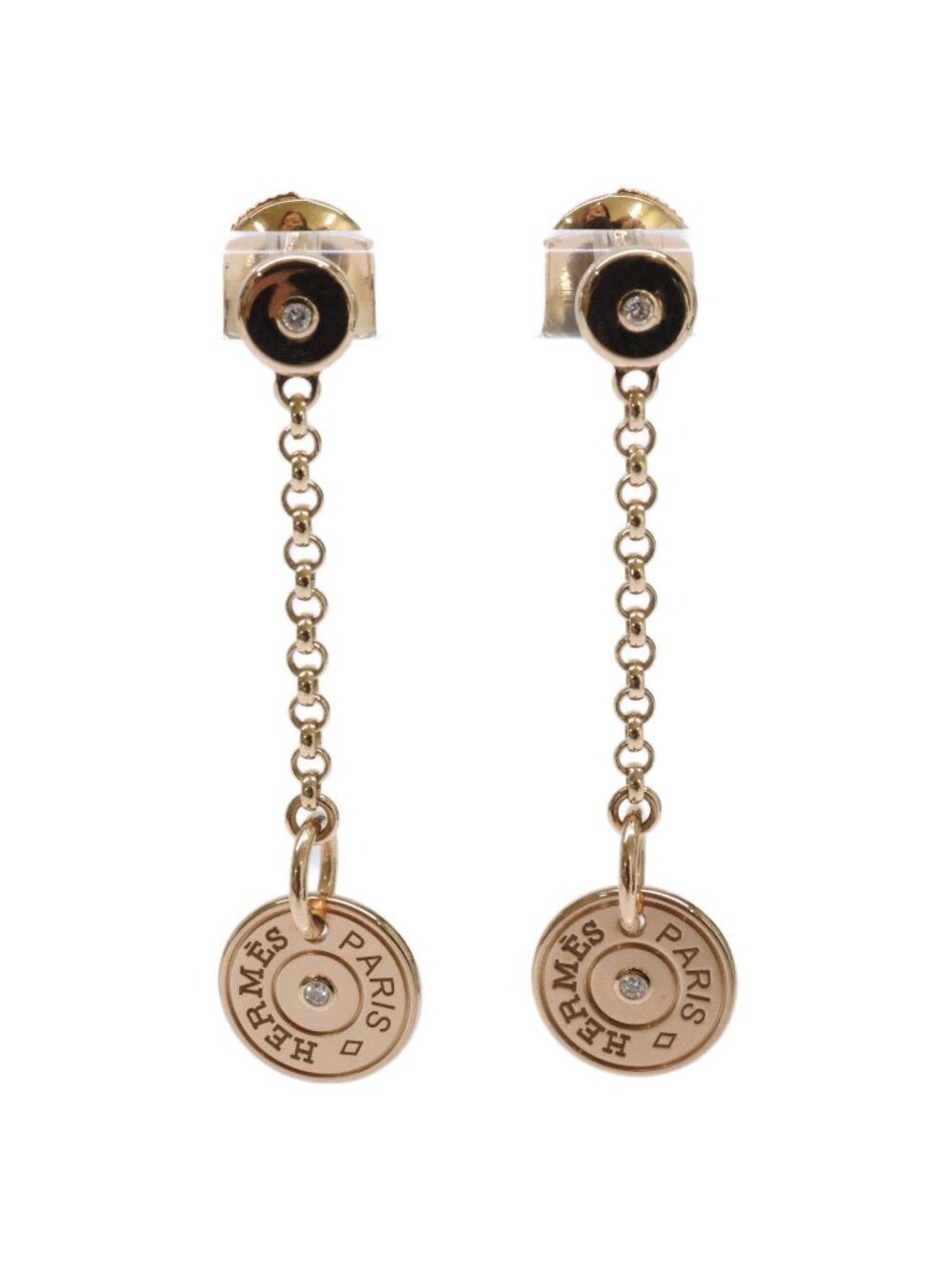 Hermes Diamond Gambade Swing Drop Earring